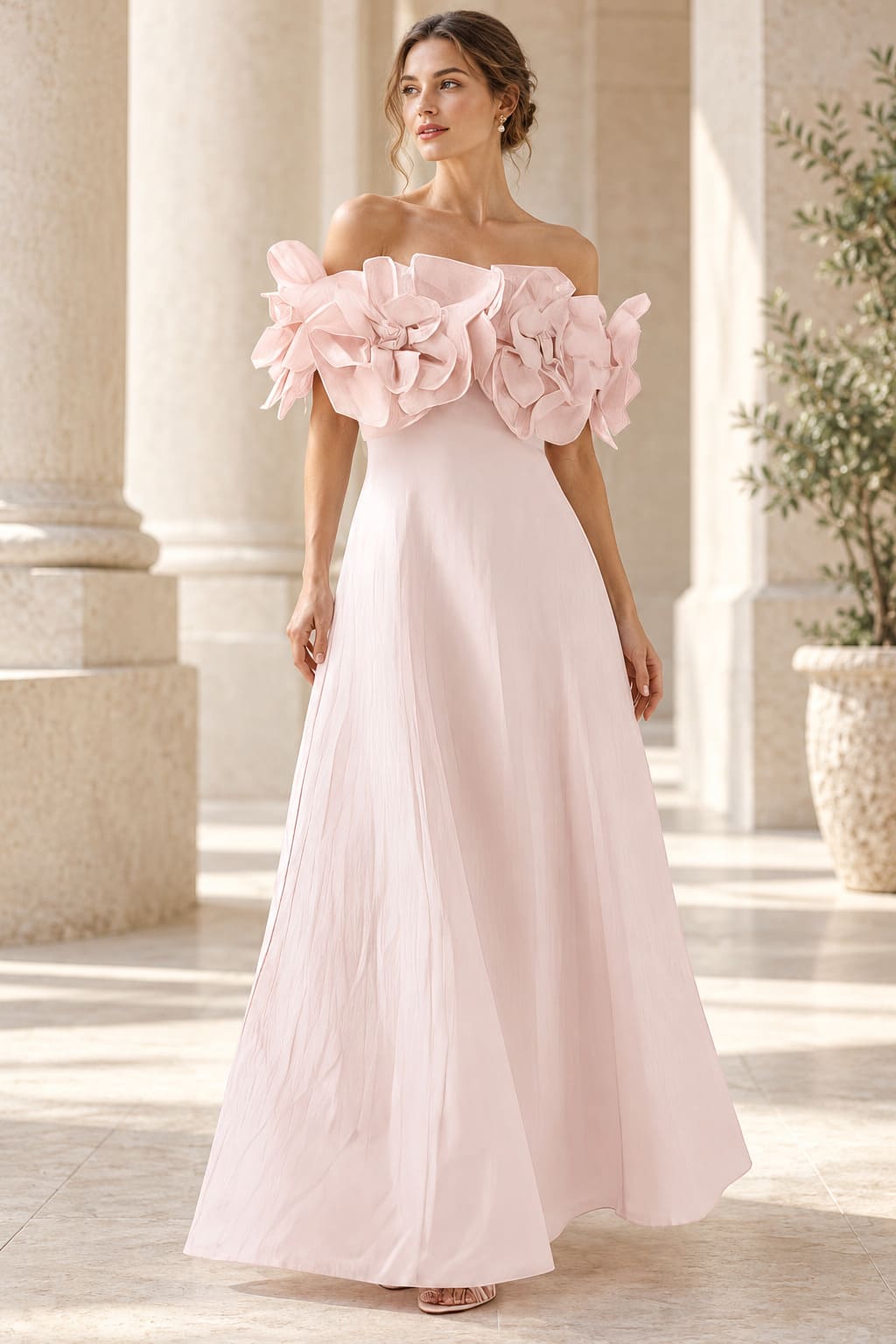 Robe Pour Mariage Rose Pale – Héloïse